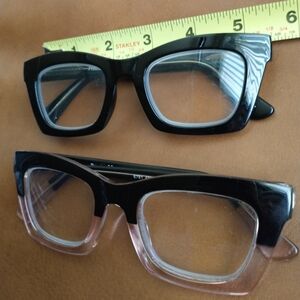 Fashion Reading & Anti-Blue Light Glasses 3 pack with Cloth - 2.25 & 3.0